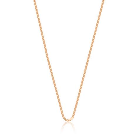 MUAU Schmuck  Collier Panzer Rotgold 750, 1.7mm, 50cm 