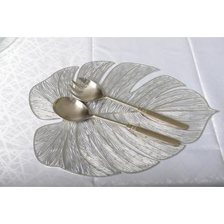 Aulica  DESSOUS D'ASSIETTE FEUILLE FILIGRANE ARGENT PAR BOITE DE - 6 