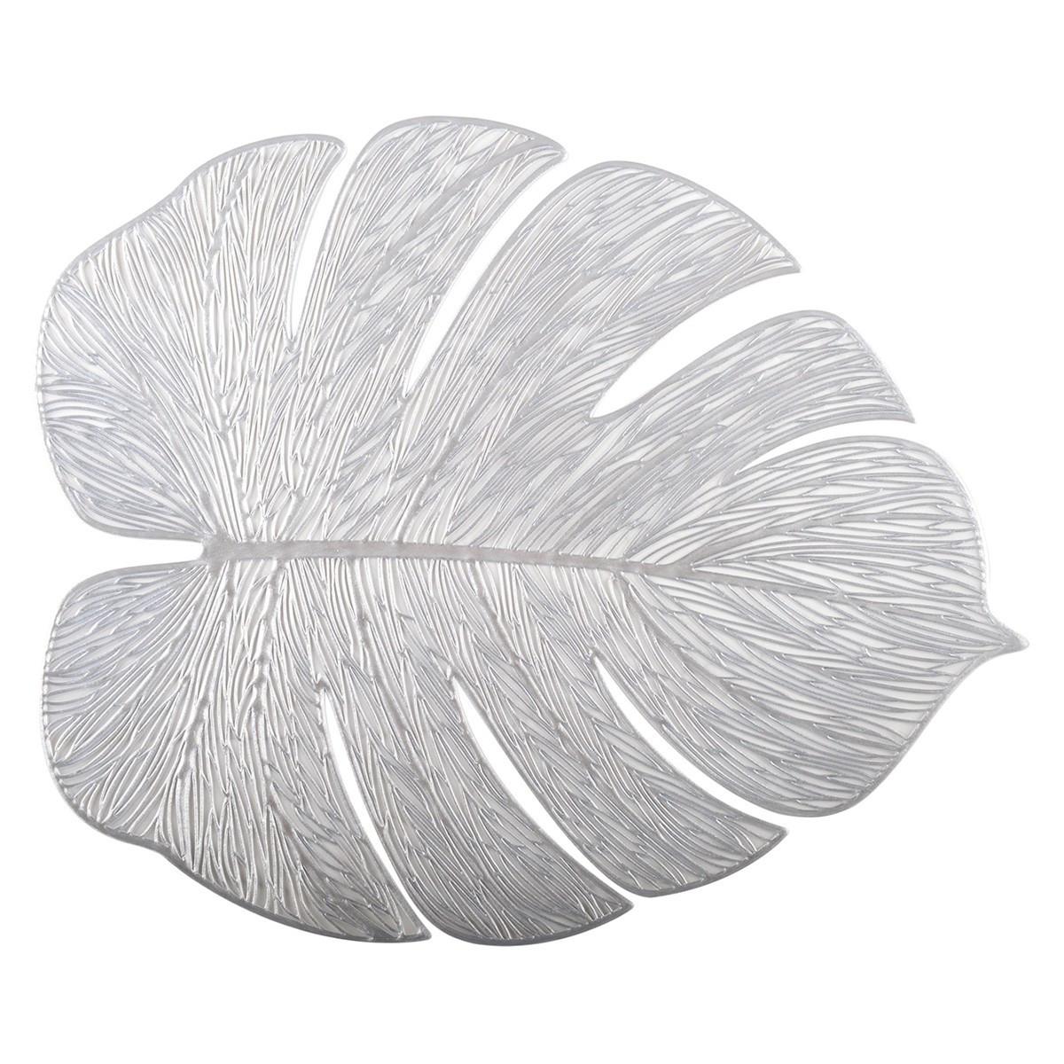 Aulica  DESSOUS D'ASSIETTE FEUILLE FILIGRANE ARGENT PAR BOITE DE - 6 