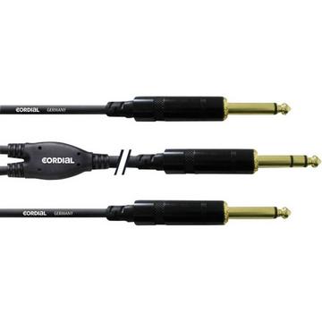 Audio-Kabel 6,3 mm Klinke - 6,3 mm Klinke 0.9 m