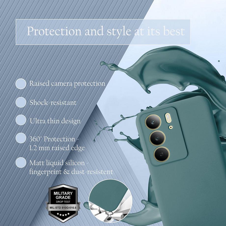 Cadorabo  Realme C75 Hülle im Liquid Case Design 