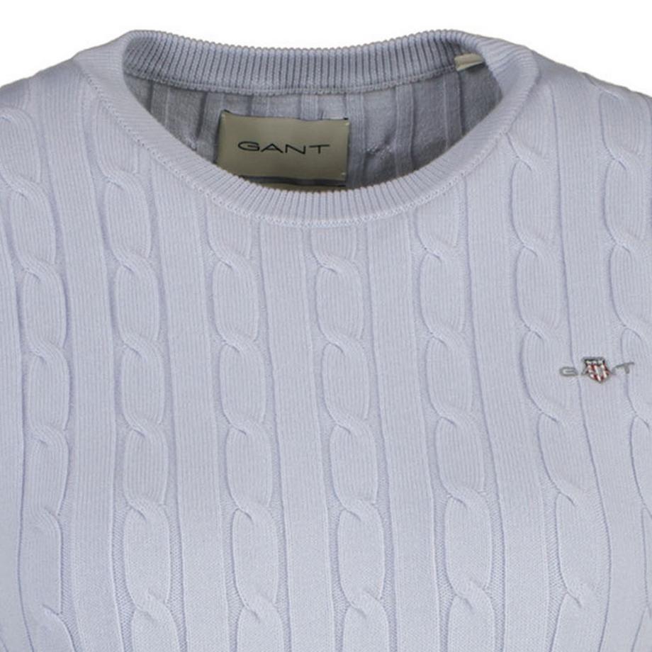GANT Stretch Cotton Cable C-Neck T-Shirt  
