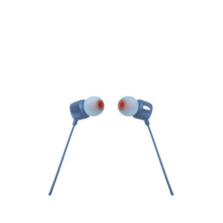 JBL  JBL Tune 110 Auricolare Cablato In-ear MUSICA Blu 