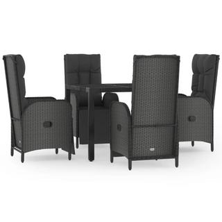 VidaXL set da pranzo da giardino Polirattan  