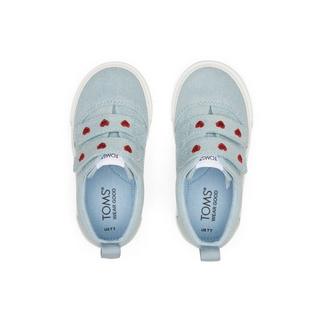 TOMS  baskets en jeans dévalé bébé fenix double strap 