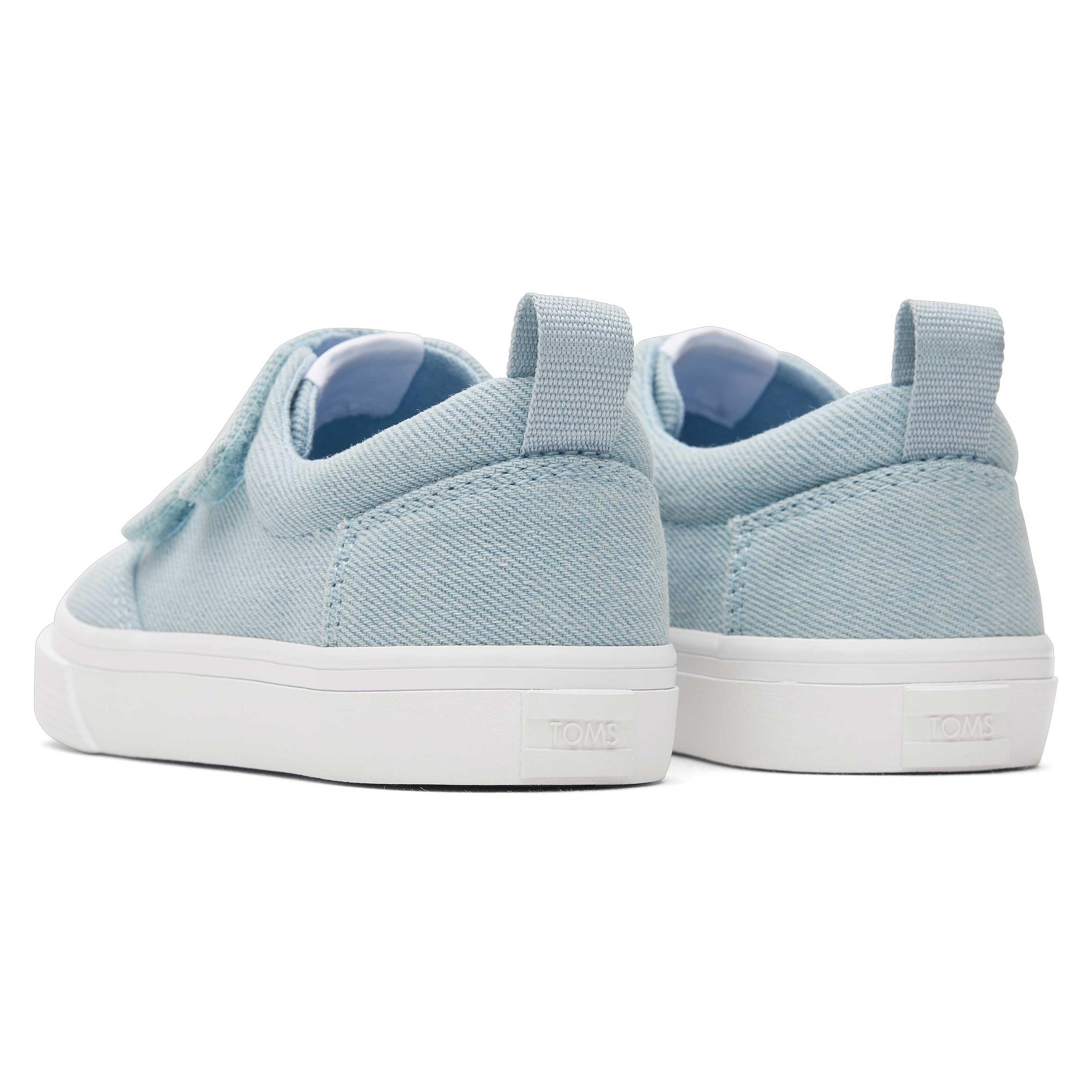 TOMS  baskets en jeans dévalé bébé fenix double strap 