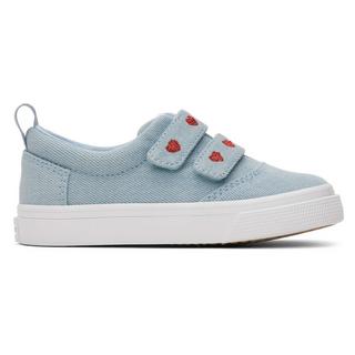 TOMS  baskets en jeans dévalé bébé fenix double strap 