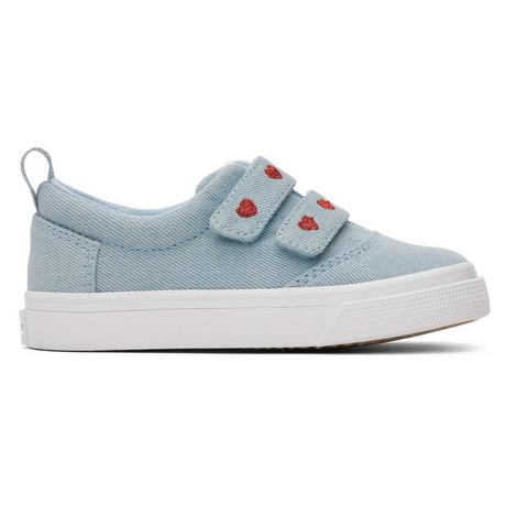 TOMS  scarpe da ginnastica in denim per bambini fenix double strap 