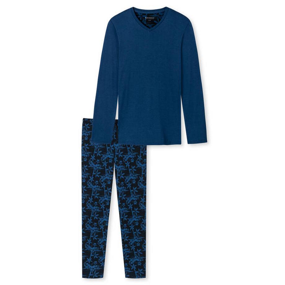 Schiesser Fashion Langer Pyjama  