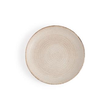 Lot de 4 assiettes plates en grès