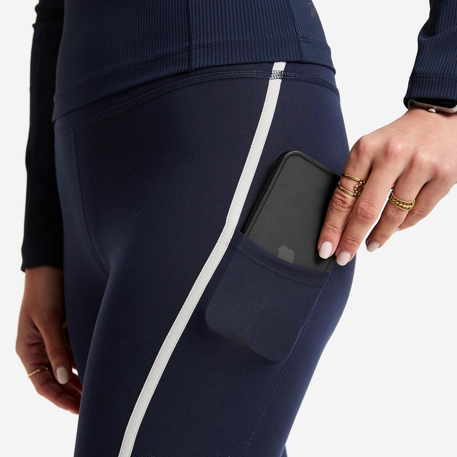DOMYOS  Legging avec bandes et taille haute 