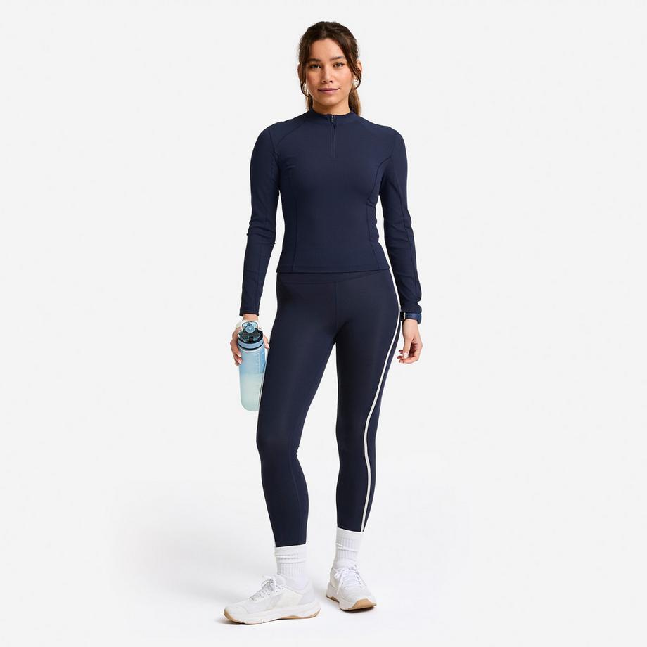DOMYOS  Legging avec bandes et taille haute 