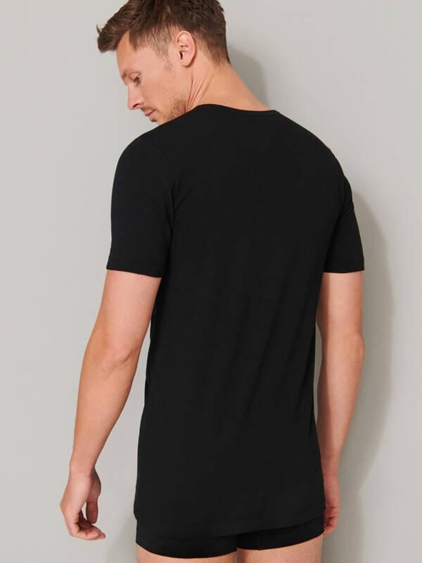 Schiesser Cotone Organico T-Shirt Maniche Corte Girocollo Confezione da 2  