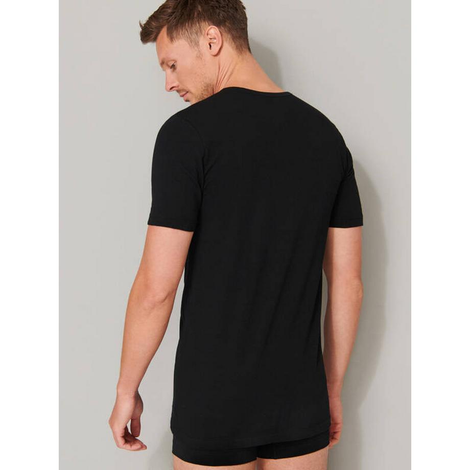 Schiesser Cotone Organico T-Shirt Maniche Corte Girocollo Confezione da 2  