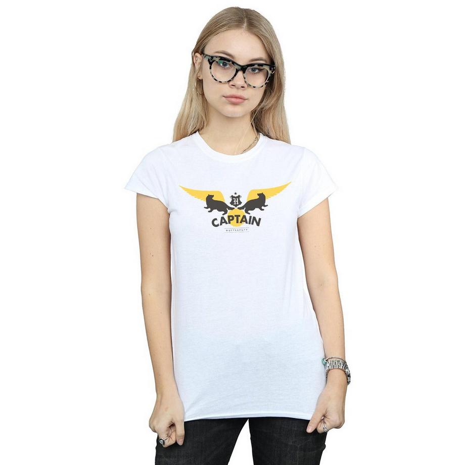 Harry Potter Hufflepuff Captain T-Shirt Maniche Corte  