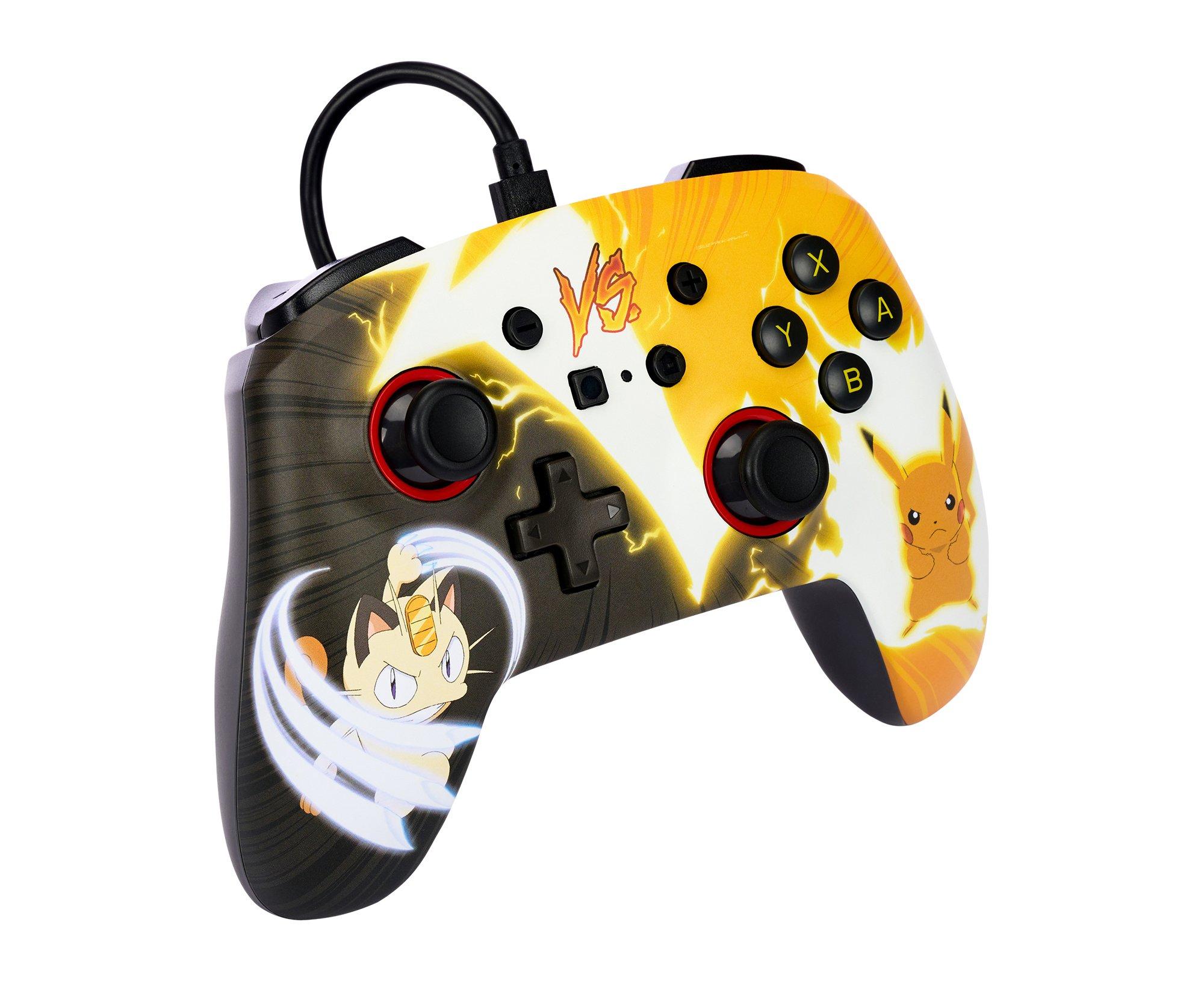 POWERA  NSGP0039-02 periferica di gioco Nero, Giallo USB Gamepad Analogico Nintendo Switch 