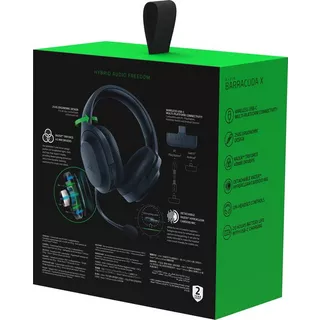 RAZER  BARRACUDA X Kopfhörer Verkabelt & Kabellos Kopfband Gaming USB Typ-C Schwarz 
