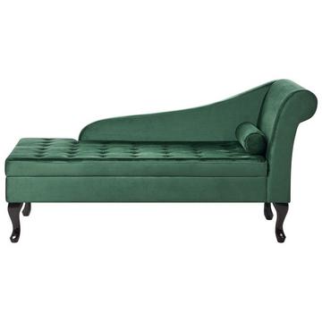 Chaiselongue aus Samtstoff Retro PESSAC