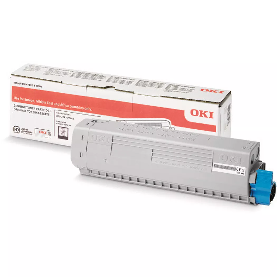 OKI – Toner schwarz 47095704 C824/834/844 5’000 Seiten, 500 Stück