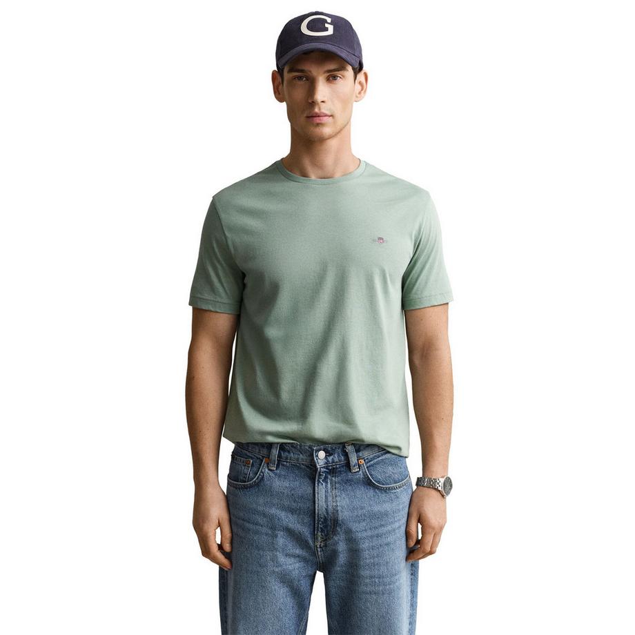 GANT Reg Shield Bequem sitzendes T-Shirt 1er Pack  