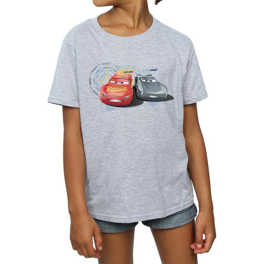 Disney  Cars Lightning Vs Storm TShirt 
