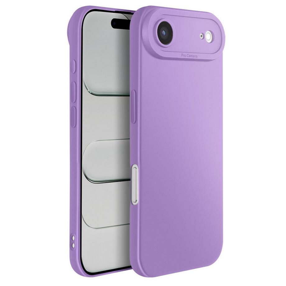 Avizar  Custodia per iPhone Air in silicone morbido con rinforzo per la fotocamera 