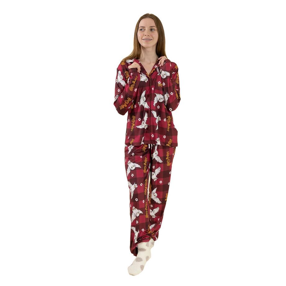 Harry Potter  Ensemble de pyjama long motif Hedwige 