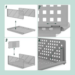 Northix Lot de 3 organiseurs de placard  