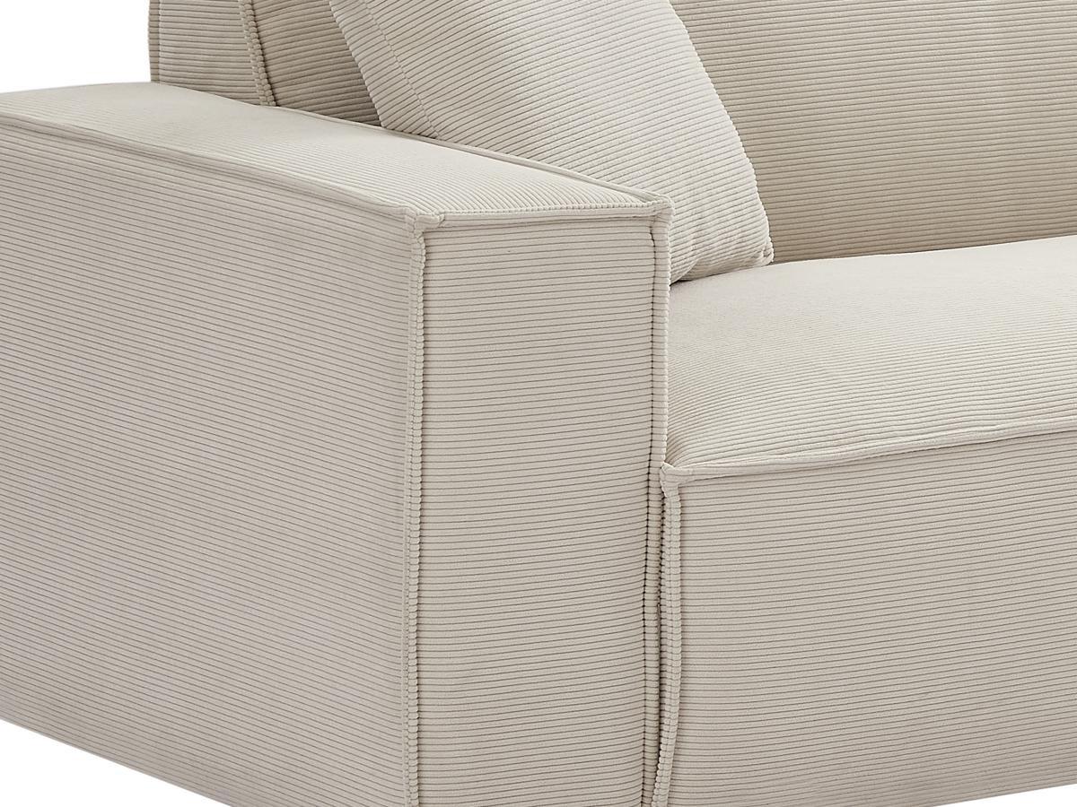 PASCAL MORABITO Sofa 3-Sitzer - Cord - Beige - BORORE  