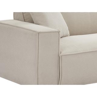 PASCAL MORABITO Sofa 3-Sitzer - Cord - Beige - BORORE  