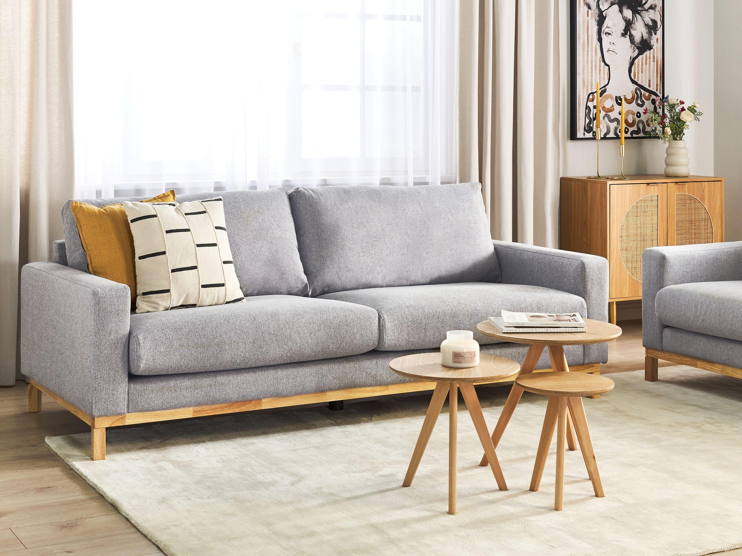 Beliani 3 Sitzer Sofa aus Polyester Modern SIGGARD  