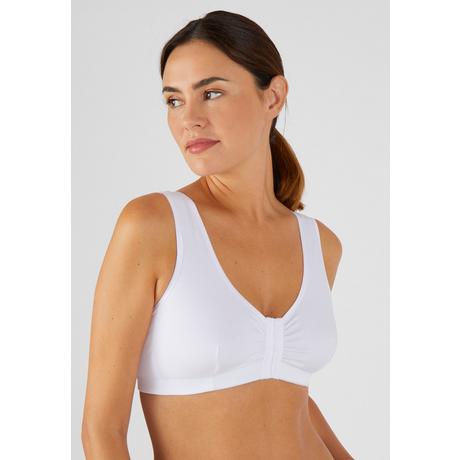 Damart  Soutien-gorge sans armatures, ouvert devant. 