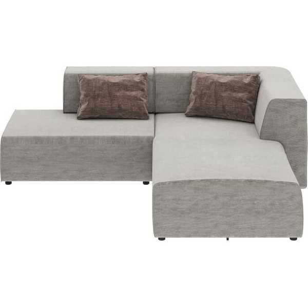 KARE Design Divano angolare Infinity Boston grigio 237  