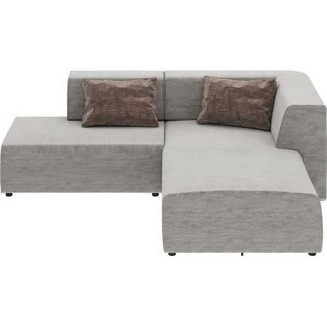 KARE Design Divano angolare Infinity Boston grigio 237  