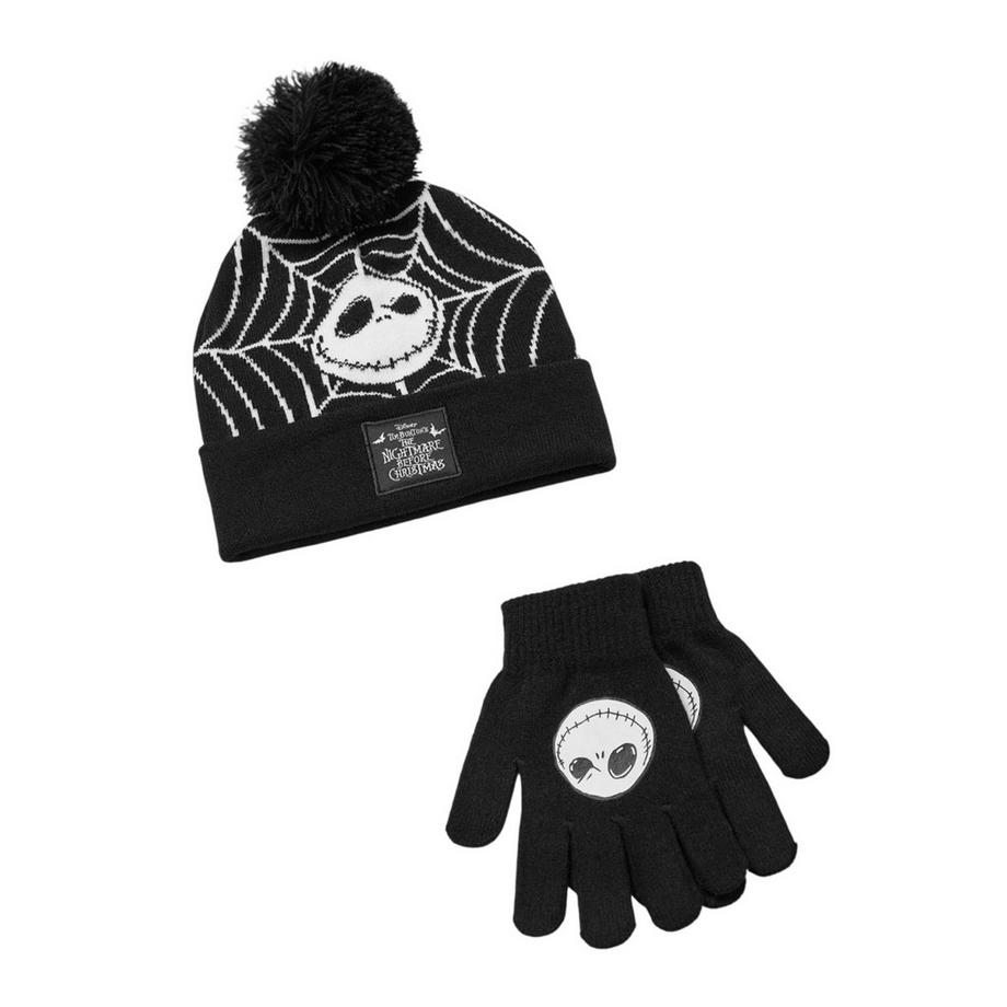 The Nightmare Before Christmas  Mütze & Handschuhe , Jack Skellington 