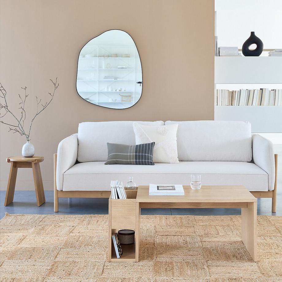 La Redoute Intérieurs Tapis tissage carreaux en jute  