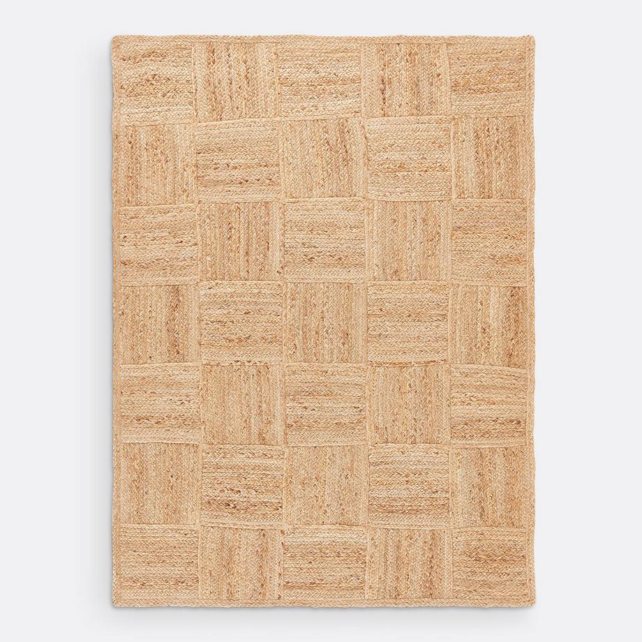 La Redoute Intérieurs Tapis tissage carreaux en jute  