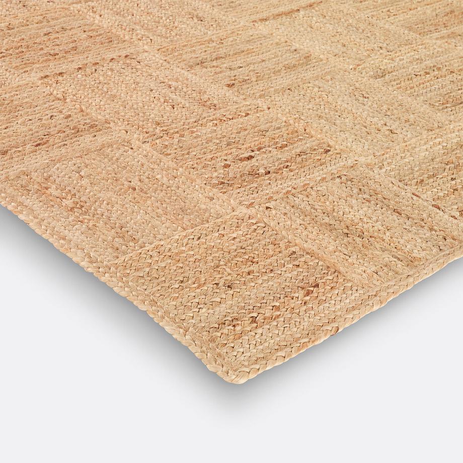 La Redoute Intérieurs Tapis tissage carreaux en jute  