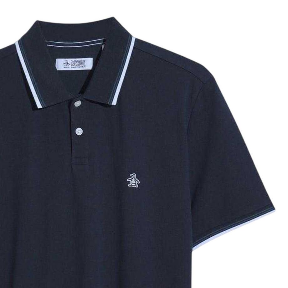 Original Penguin  Maglietta Polo Regolare A Strisce Maniche Corte 
