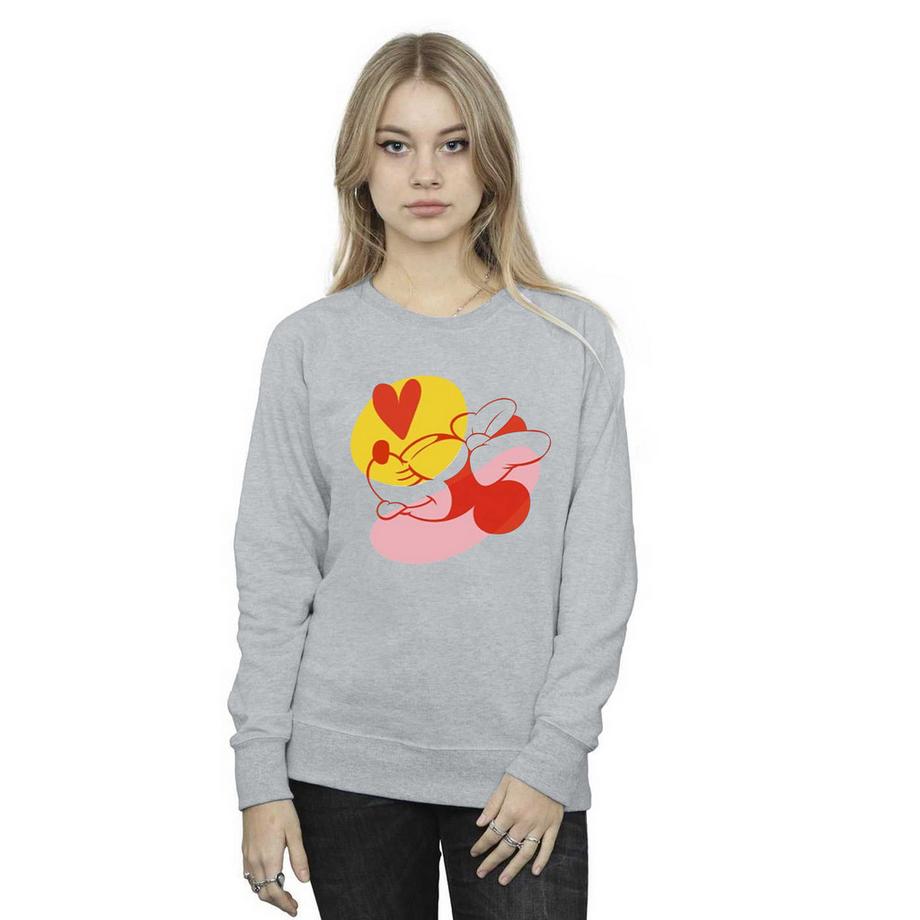 Disney Minnie Mouse Grafikdruck Sweatshirt  