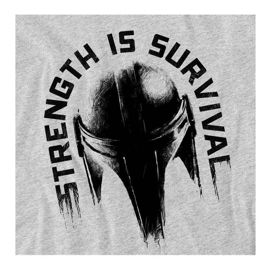 Star Wars: The Mandalorian  Strength Is Survival T-Shirt 