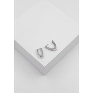 MUAU Schmuck  Charnière créole en or blanc 750 19mm 