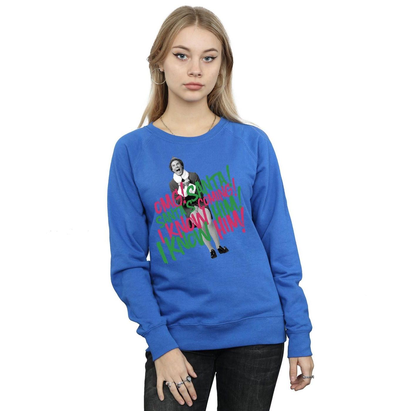 Elf Santa's Coming Sweatshirt Imprimé  