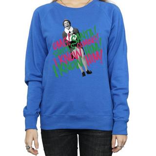 Elf Santa's Coming Sweatshirt Imprimé  