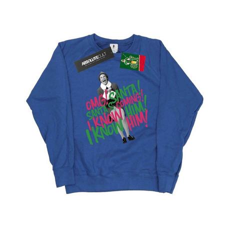 Elf Santa's Coming Sweatshirt Imprimé  