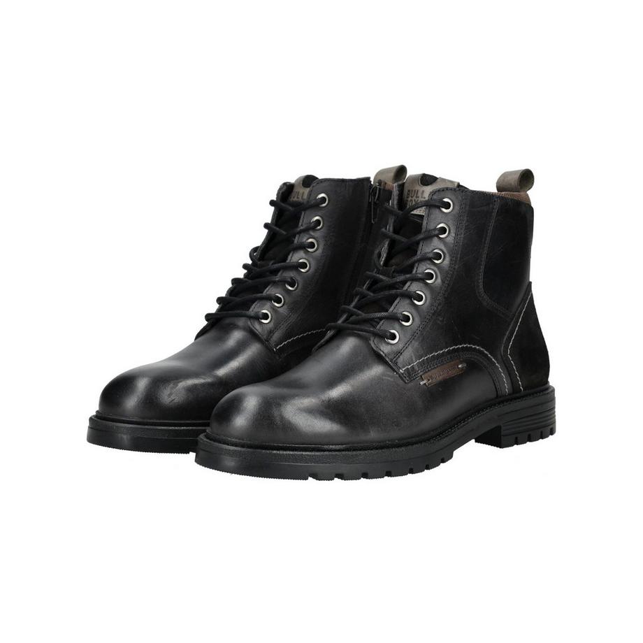 Bullboxer Bottine à lacets avec fermeture éclair intérieure  