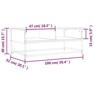 VidaXL Couchtisch holzwerkstoff  