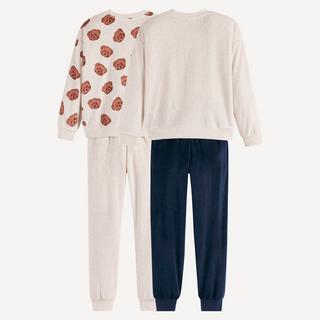 La Redoute Collections  Lot de 2 pyjamas velours 