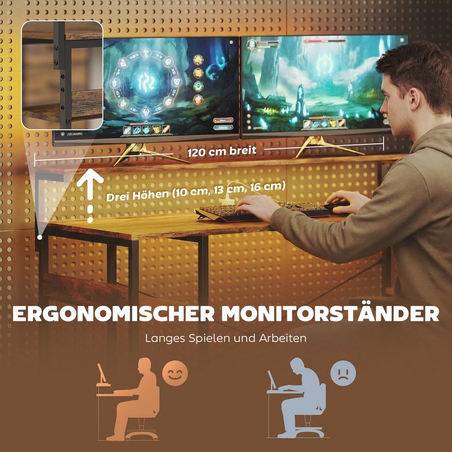 HOMCOM bureau gaming  