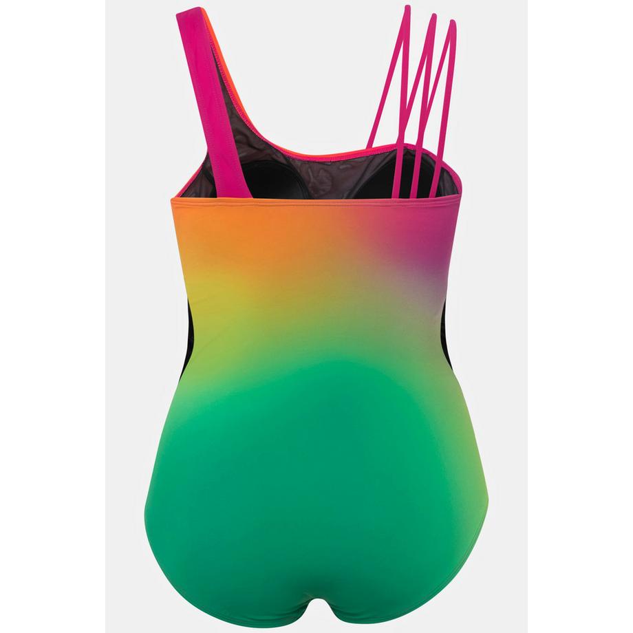 Ulla Popken Costume da bagno Aperture Coppe Morbide Spalline a Tre Elementi  